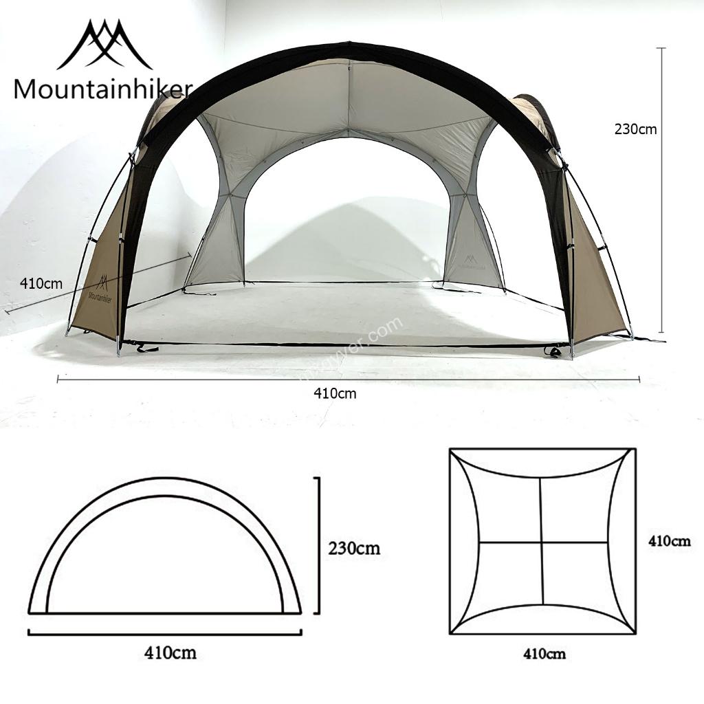 Mountainhiker Shelter Dome Tent Khaki Color Campersite.my